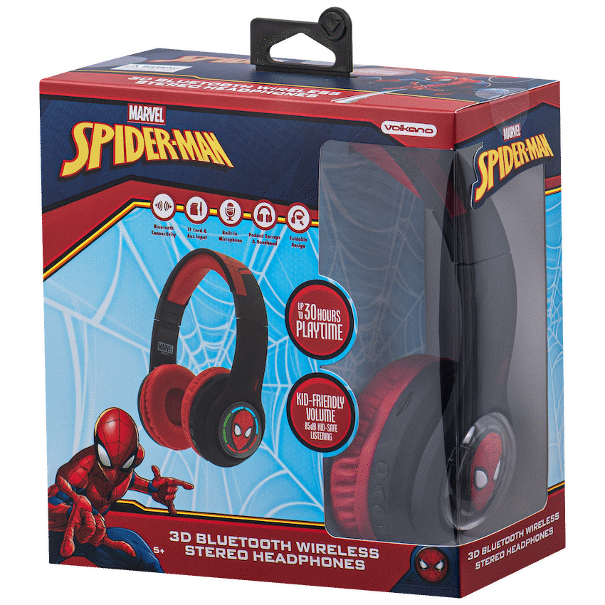 Marvel Spider-Man 3D Bluetooth Headphones