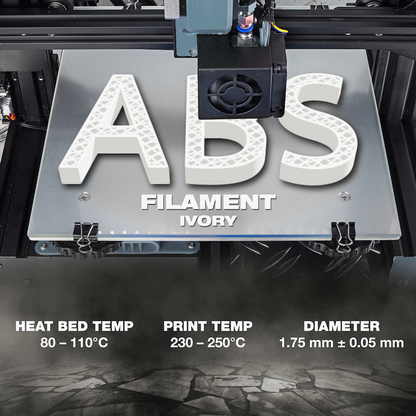 SA Filament ABS Premium Filament 1kg - Natural / Ivory