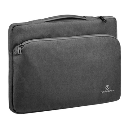 Volkano Deluxe 15.6" Laptop Sleeve - Charcoal