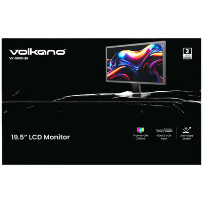 Volkano 19.5" TN Monitor with HDMI/VGA, 75 Hz