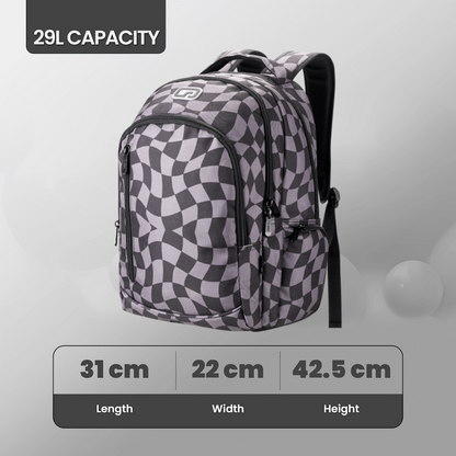 Quest Checker Senior Scholar Backpack Grey