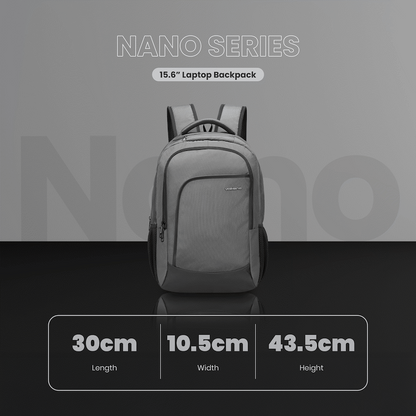 Volkano Nano 15.6" Laptop Backpack - Grey