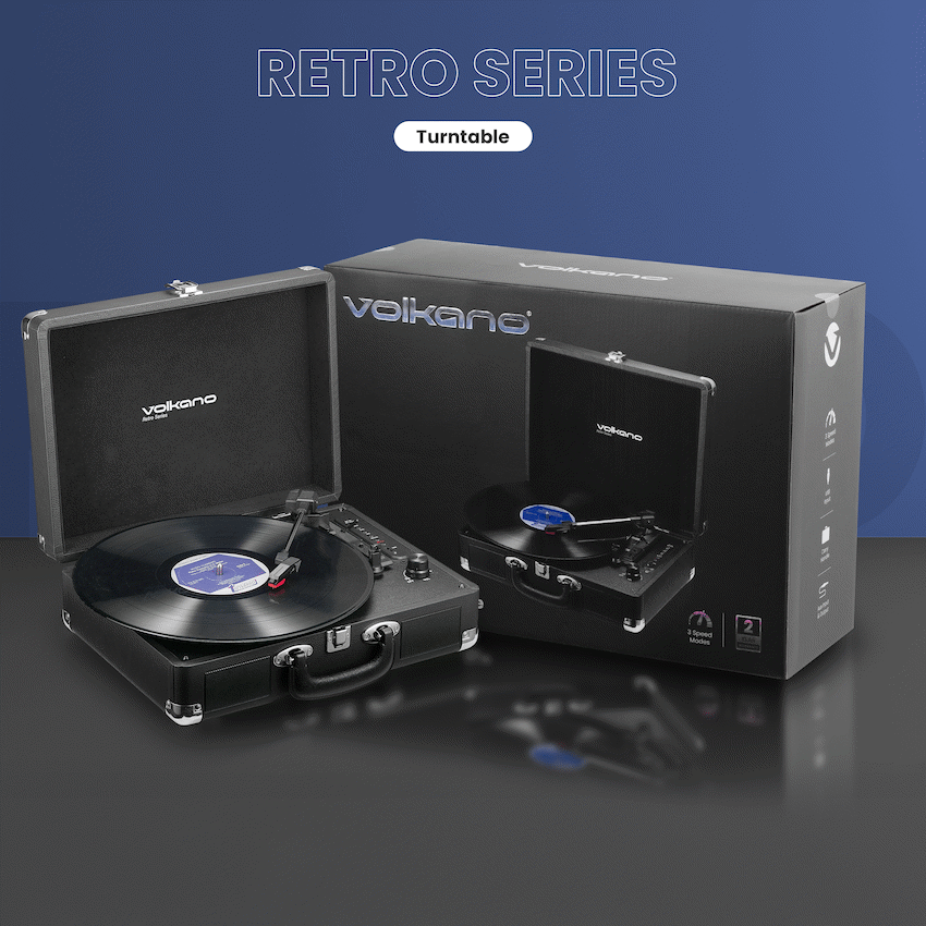 Volkano Retro Series Turntable