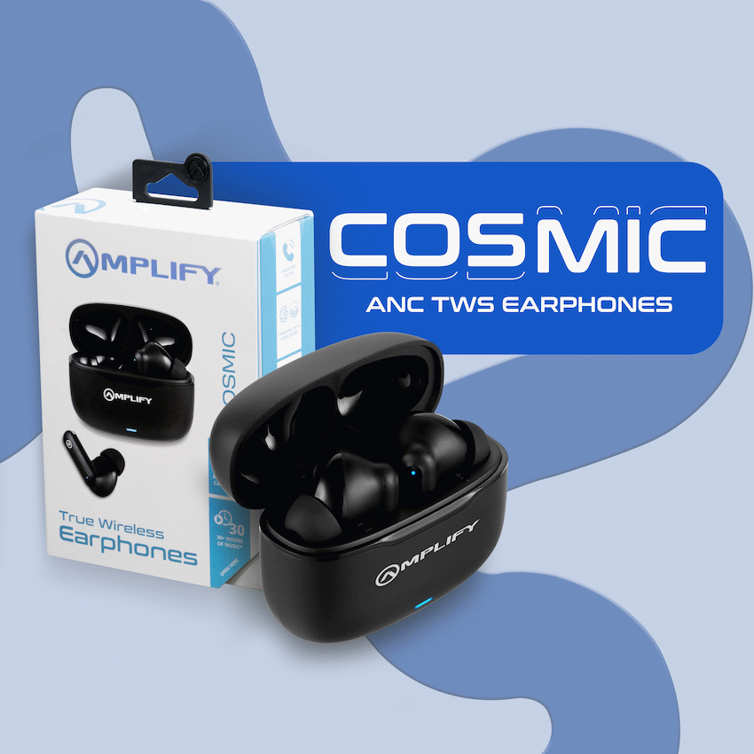 Amplify Cosmic Series ANC TWS Earphone - Black