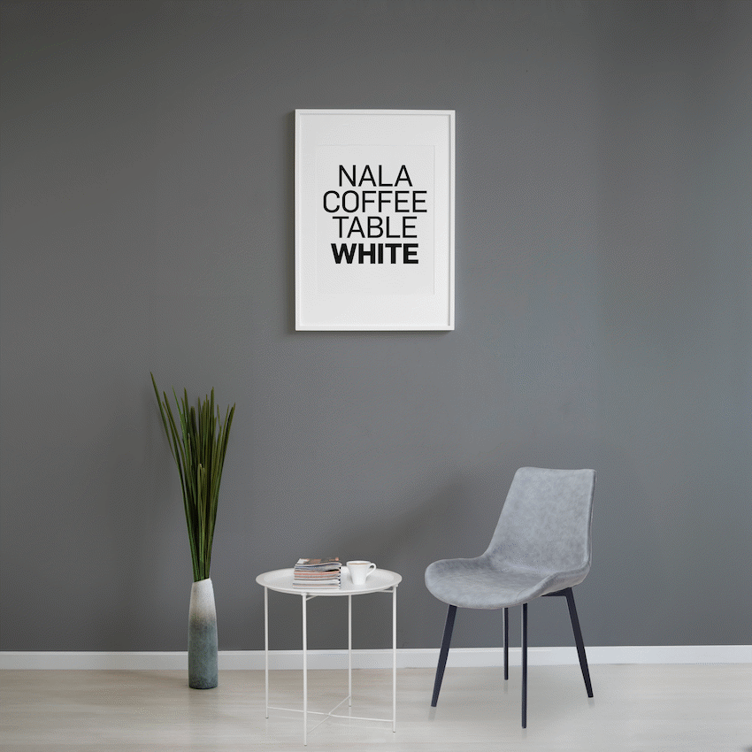 Everfurn Nala Side Table - White