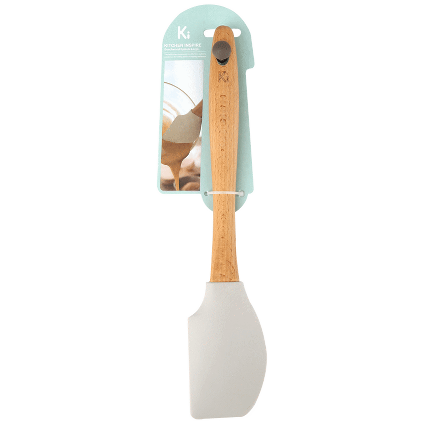 Kitchen Inspire Beechwood Spatula Large ( Order in Qty of 6)