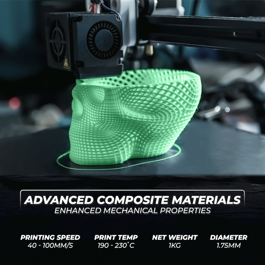 Creality CR-PLA Filament, Matte Avocado Green, 1Kg