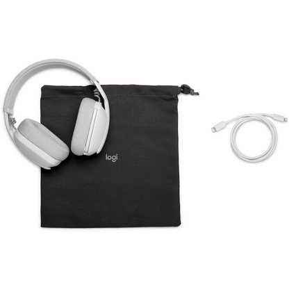 Logitech(R) Zone Vibe 100 Wireless Headphones - Off-White