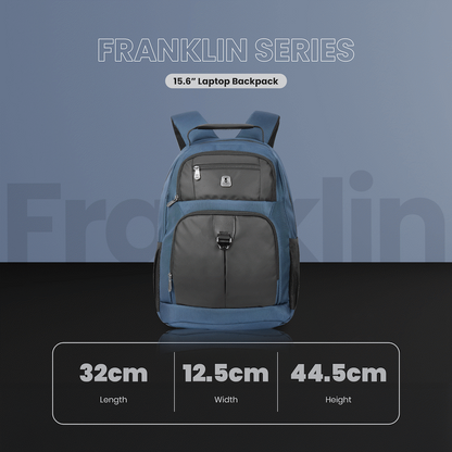 Volkano Franklin 15.6" Laptop Backpack - Navy/Black