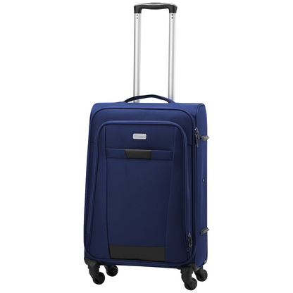 Travelwize Arctic 55cm 4-Wheel Spinner Trolley Case - Navy