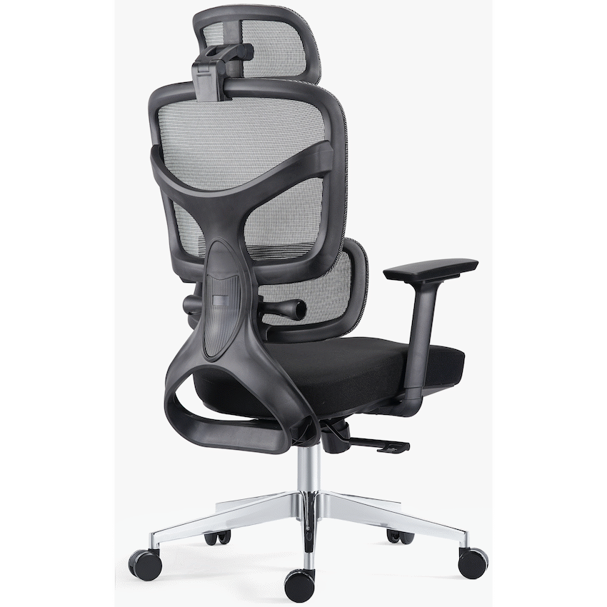 Everfurn Raven High back chair - Black