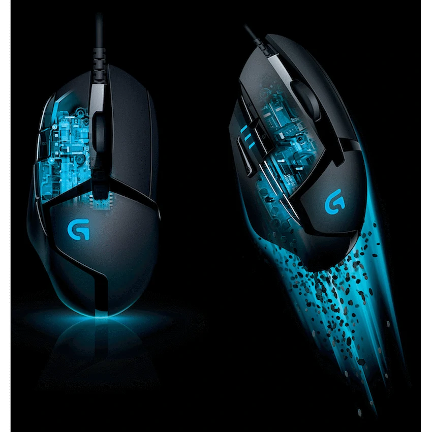 Logitech G402 Hyperion Fury Wired Gaming Mouse - Black