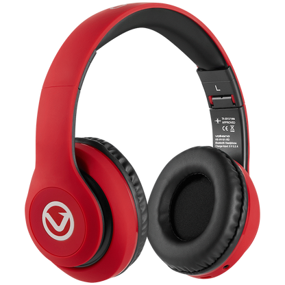 Volkano Impulse Series Bluetooth Headphones - Red