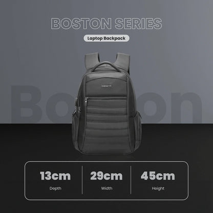 Volkano Boston 15.6" Laptop Backpack - Black