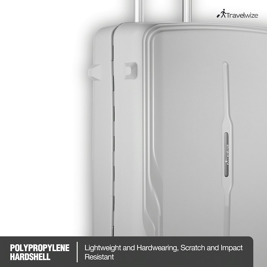 Travelwize Clipper PP 65cm 4-Wheel Spinner Luggage Nardo Grey