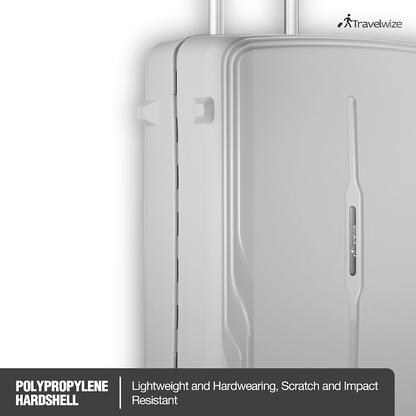 Travelwize Clipper PP 65cm 4-Wheel Spinner Luggage Nardo Grey