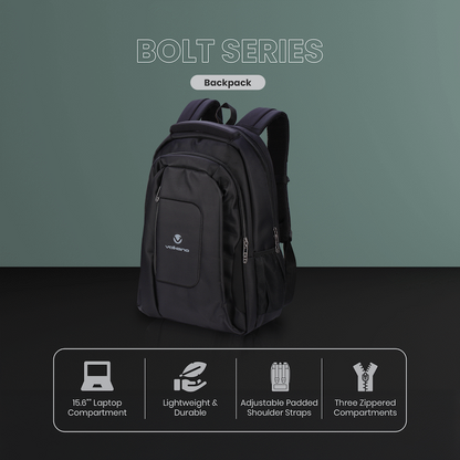 Volkano Bolt series backpack Black