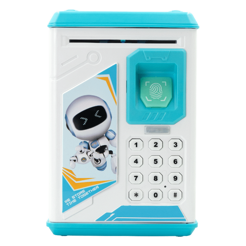 Volkano Kids Robo Vault Series Kids Money-Saving Vault - Blue