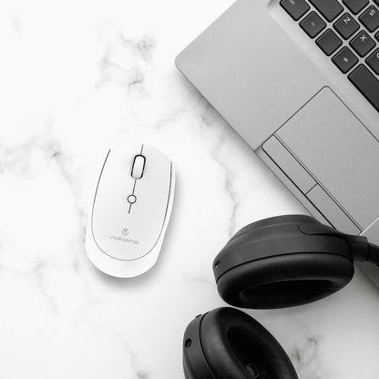 Volkano Talc Wireless Mouse - White