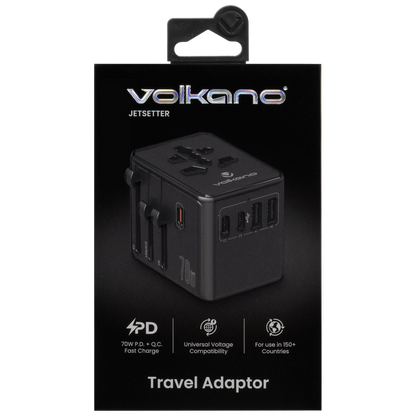 Volkano Jetsetter series 70W PD Travel Adaptor