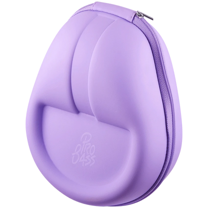 Pro Bass Retro Bluetooth Wireless Headphone with PU Case - Pink