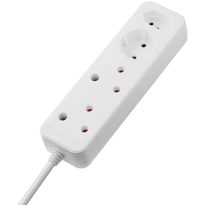 Switched High Surge 4-Way Multiplug 0.5m 1140J