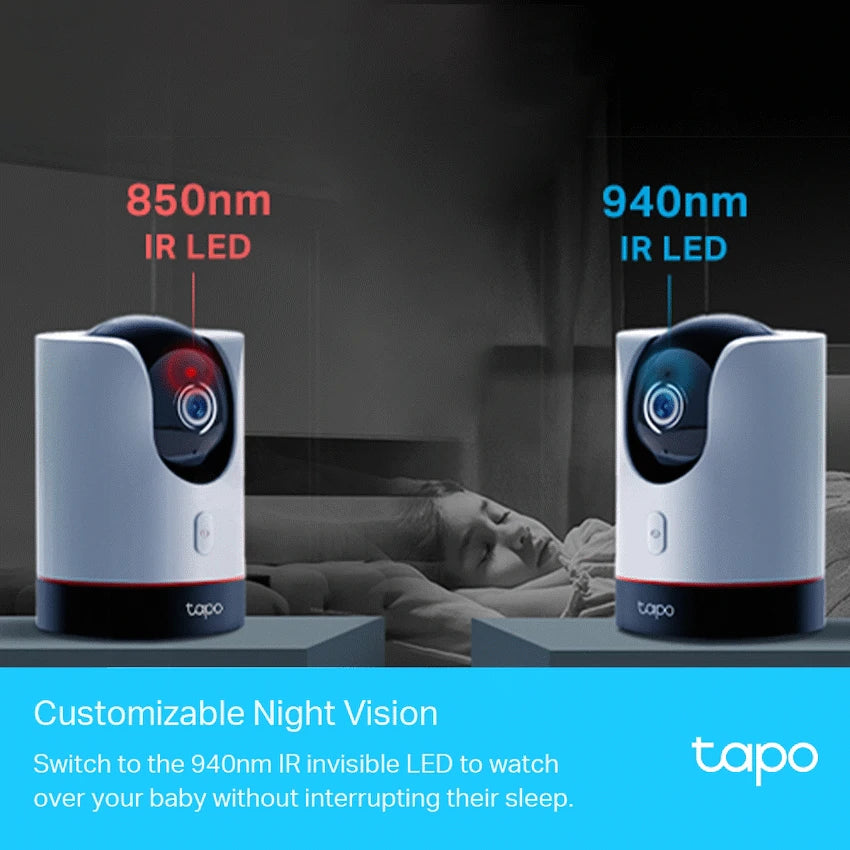 TP-Link Tapo C225 2K QHD Pan/Tilt AI Home Security Wi-Fi Camera
