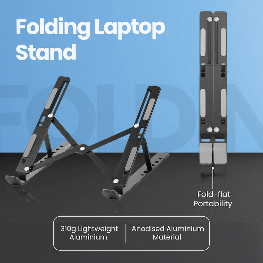 Volkano Chill series aluminium folding laptop stand