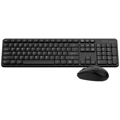 VolkanoX Garnet Bluetooth Wireless Keyboard and Mouse Combo - Black