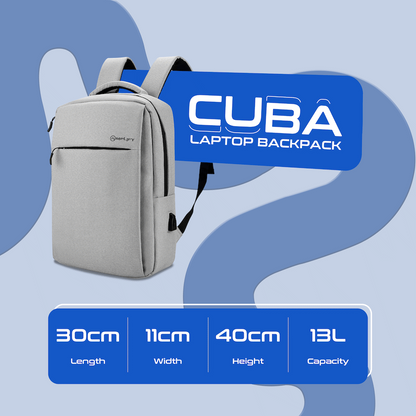 Amplify Cuba 15.6" Laptop Backpack Grey