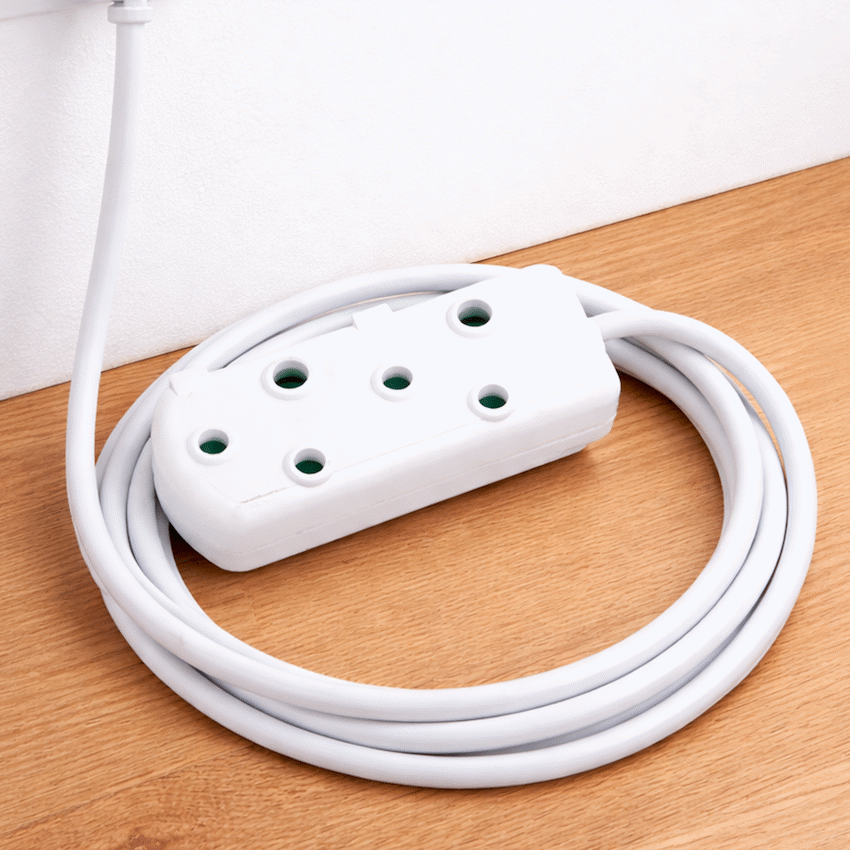 Ellies Side by Side Light Duty Extension Lead - 3m