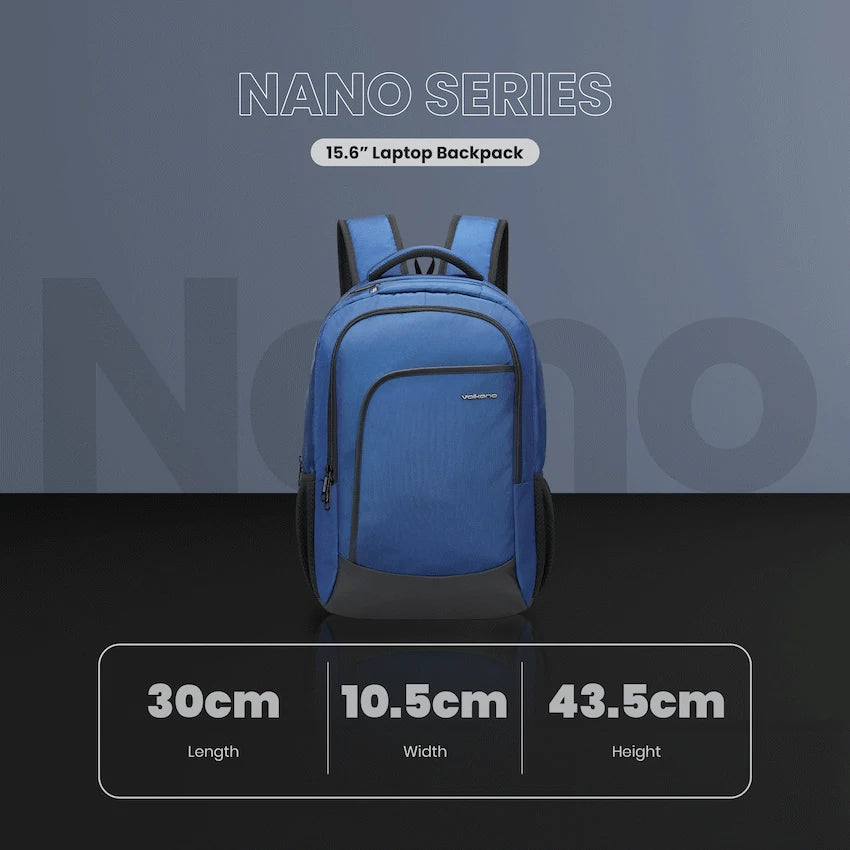 Volkano Nano 15.6" Laptop Backpack - Navy