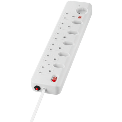 Nexon 12-Way Medium Surge Multiplug 0.5m - White