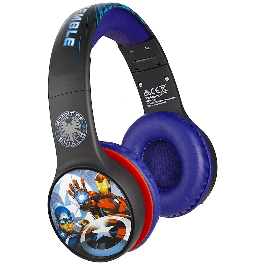Marvel Avengers Bluetooth Headphones with dB Switch Function