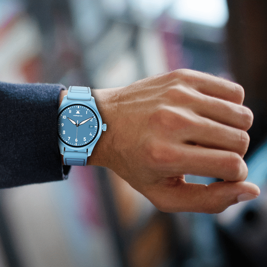 Volkano Eon Series Smartwatch - Light Blue