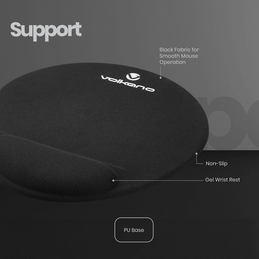 Volkano Comfort+ Series Gel Mouse Pad