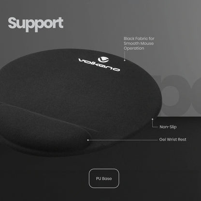 Volkano Comfort+ Series Gel Mouse Pad