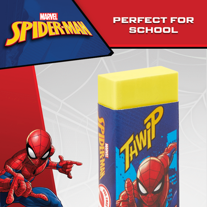 Spiderman 2 Pastel Primary Erasers. Multi