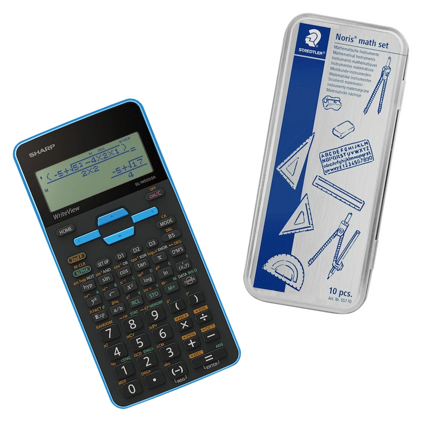 Sharp EL535 Scientific Calculator - 422 Functions- Blue