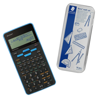 Sharp EL535 Scientific Calculator - 422 Functions- Blue