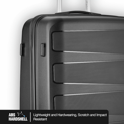 Travelwize Tourer PP 75cm 4-wheel Spinner Luggage Black