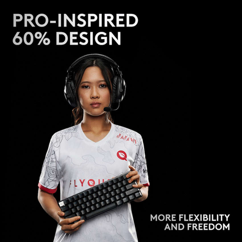 Logitech(R) G PRO X 60 Lightspeed Gaming Keyboard - Black