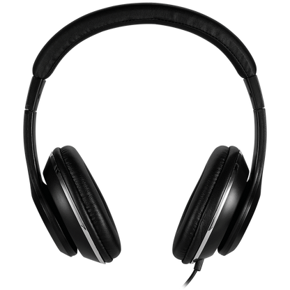 Rocka Cortex series Aux Headphones - Black