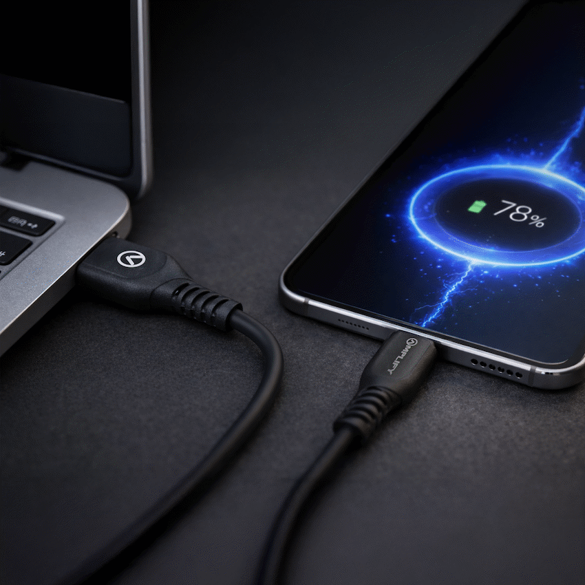 Amplify CoreCharge Series 1.2m USB-C Cable - Black