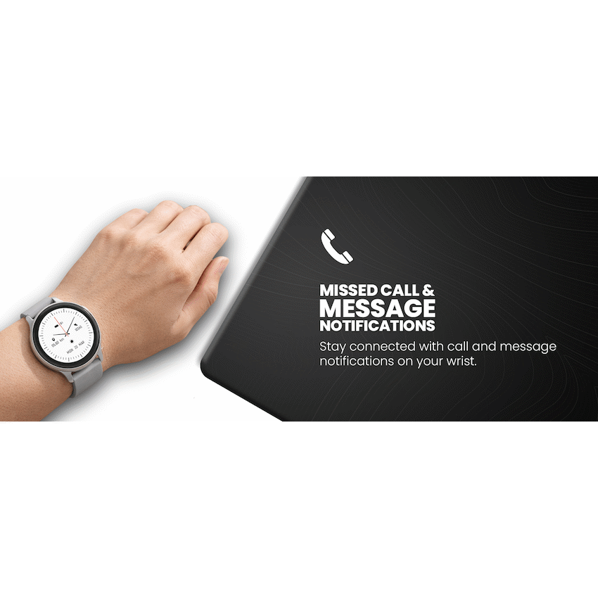 Volkano Active Tech Trend series Watch with heart rate monitor - Silver