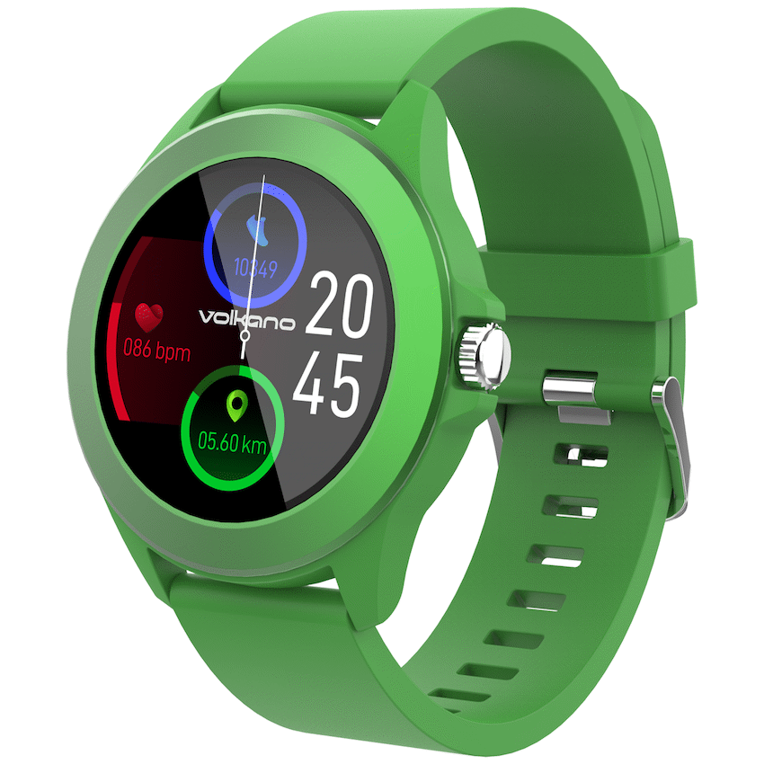 Volkano Splash Series Round Smartwatch - Green