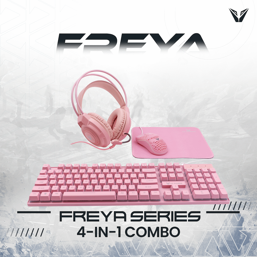 VX Gaming Freya Pink 4 -in-1 Rainbow Combo