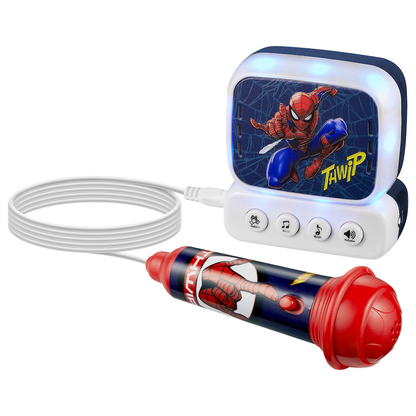 Marvel Spider-Man Mini Karaoke Machine With Belt Hook