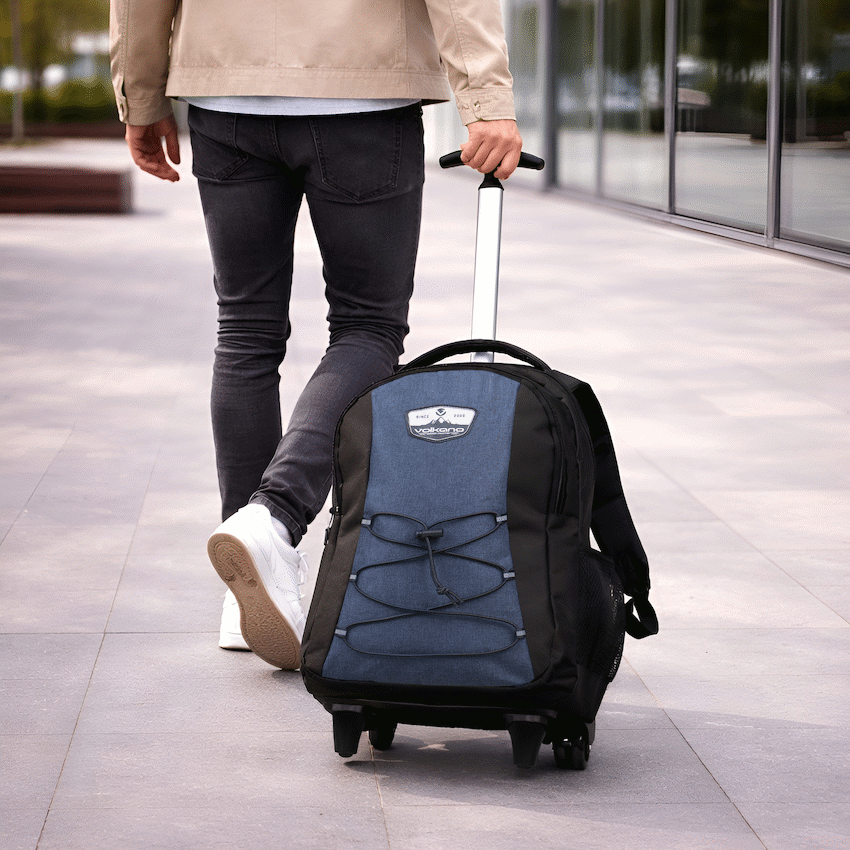 Volkano Winner Trolley Backpack 22L Navy