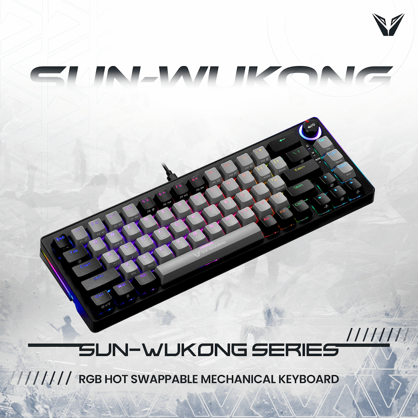 VX Gaming Sun-Wukong RGB Hot Swappable Mechanical Keyboard